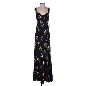 Reformation Lecce Night Bloom Maxi Dress